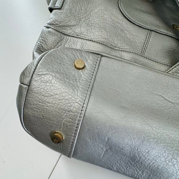 HTF Retired Leather Lily Jade Galena Shaylee Gold Purse/Backpack Diaper Bag - Picture 10 of 16